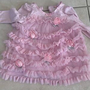 Ruffles And roses Dress